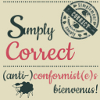 Simplement / Simply correct